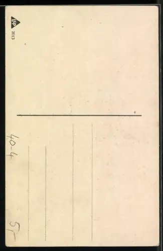 Künstler-AK Betrunkener Mann mit einem Affen auf dem Weg nach Hause