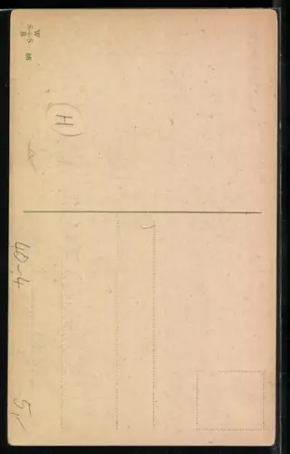 Künstler-AK Betrunkener Mann sitzt mit seinem Hund am Fusse der Treppe