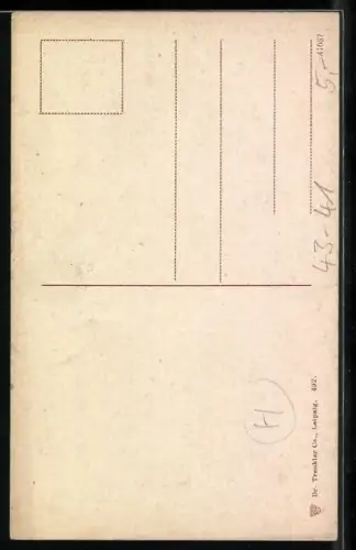 AK Leipzig, Petersstrasse während der Mustermesse, Leipziger Messe