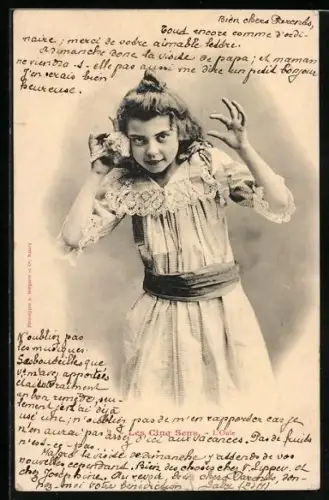 AK Les Cinq Sens, L`Ouie, Die fünf Sinne, Gehör