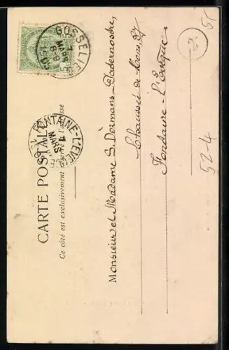 AK Les Cinq Sens, L`Ouie, Die fünf Sinne, Gehör