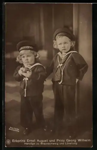 AK Erbpirnz Ernst August und Prinz Georg Wilhelm, Herzöge zu Braunschweig und Lüneburg