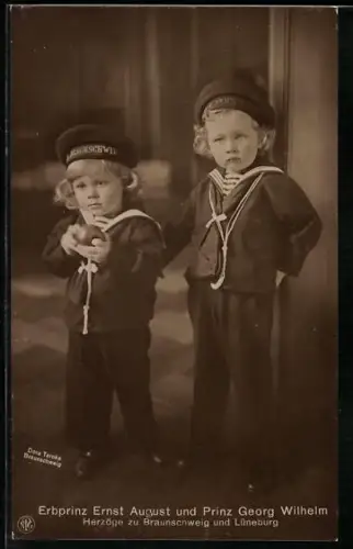 AK Erbprinz Ernst August und Prinz Georg Wilhelm von Braunschweig