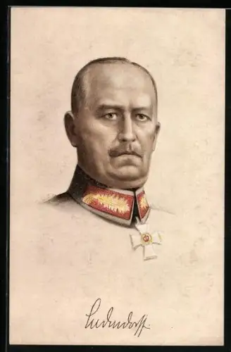AK Portrait Generaloberst Erich Ludendorff