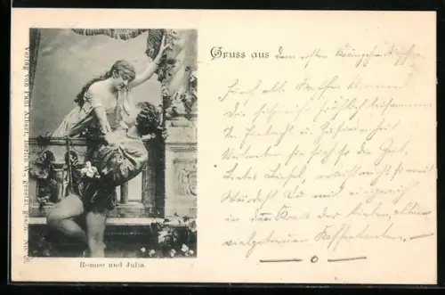 AK Szene aus Romeo und Julia, Shakespeare