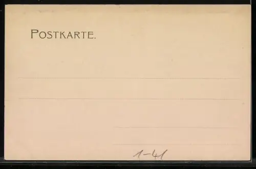 Künstler-AK Fritz Reuter am Stammtisch, Ick will Jug vertellen