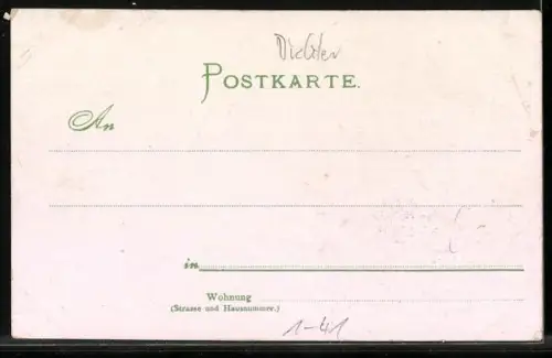 Künstler-AK Dichter Theodor Körner im Porträt