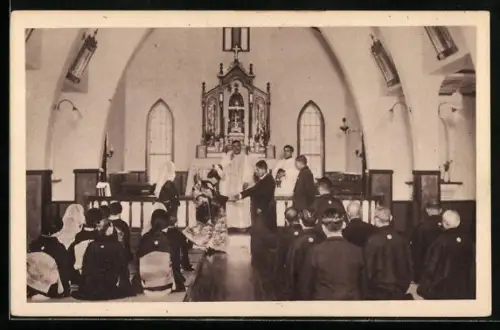 AK Japon, Mariage chrétien, Missionare