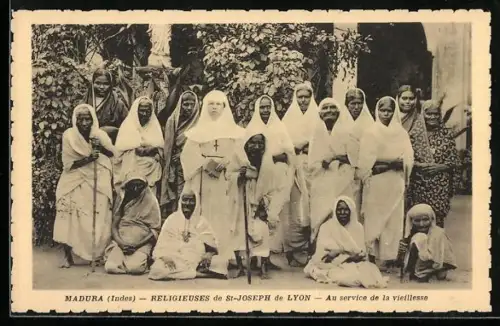 AK Madura, Religieuses de St-Joseph de Lyon, Au service de la vieillesse, Missionare