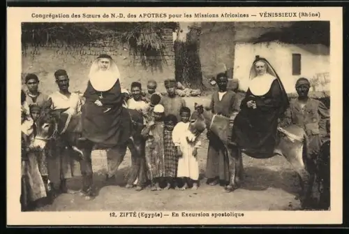 AK Zifté, En Excursion apostolique, Missionare