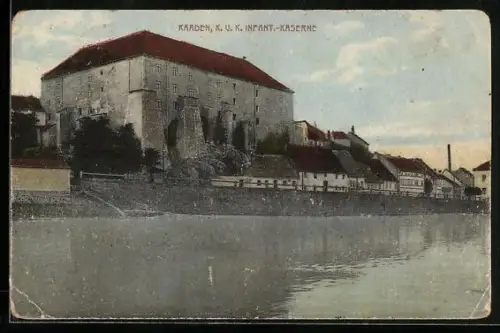AK Kaaden / Kadan, K. u. k. Infant.-Kaserne
