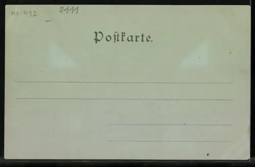 Mondschein-AK Eichwald, Schlösschen Toppelburg