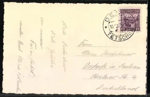 AK Bodenbach, Masarykplatz