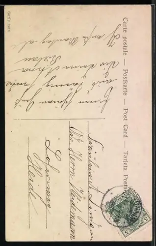 AK Junge Dame im Kleid mit Hermelinpelz