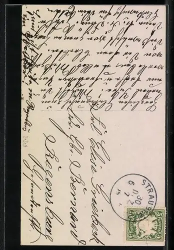 AK Junge Dame mit Hermelinpelz, Neujahrsgruss