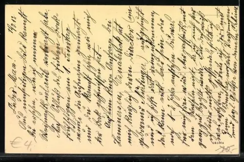 AK Studenten am Tisch mit Fahne, studentische Szene