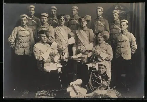 AK Studenten in vollem Wichs, studentische Szene