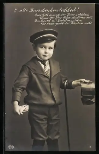 AK Student mit Geldbörse, studentische Szene