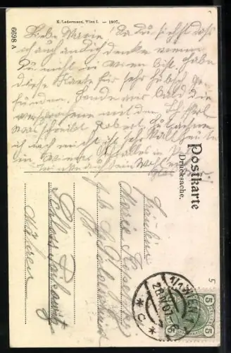 AK Wien, Haupt-Allee im k. k. Prater