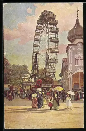 AK Wien, Riesenrad im Prater