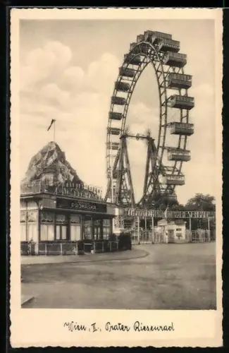 AK Wien, Riesenrad auf dem Wiener Prater