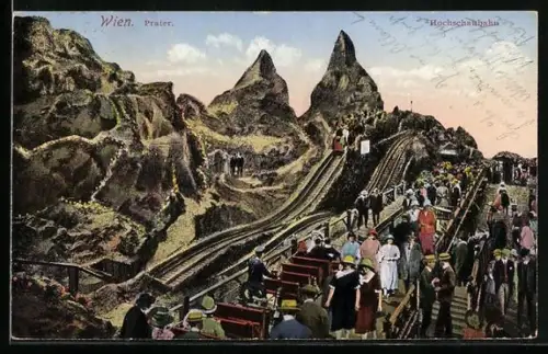 AK Wien, Wiener Prater, Hochschaubahn