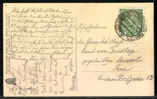 AK Wien, Wiener Prater, Blick nach Venedig mit Riesenrad