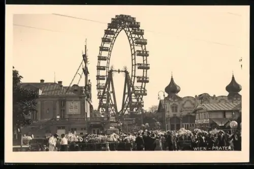 AK Wien, Wiener Prater mit Riesenrad