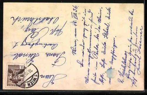 AK Wien, Konzert-Cafe-Restaurant Zum Riesenrad auf dem Wiener Prater