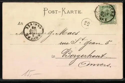 AK Grüss Gott!, Kleiner Trachtenbub