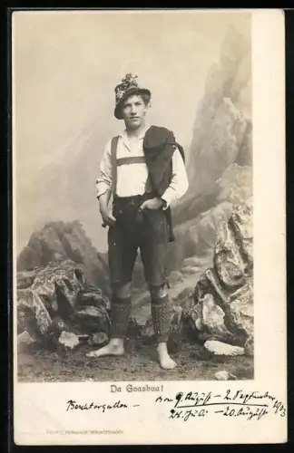 AK Da Goasbua!, Junger Ziegenhirte in Tarcht