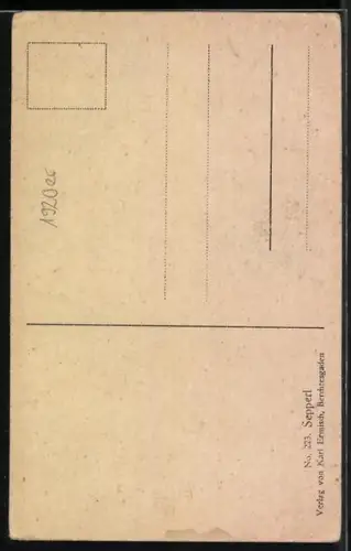 AK Sepperl in bayerischer Tracht