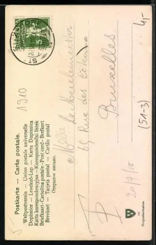 AK Frau aus Berchtesgaden in bayerischer Tracht