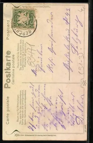 AK Bauer aus Berchtesgaden in Tracht