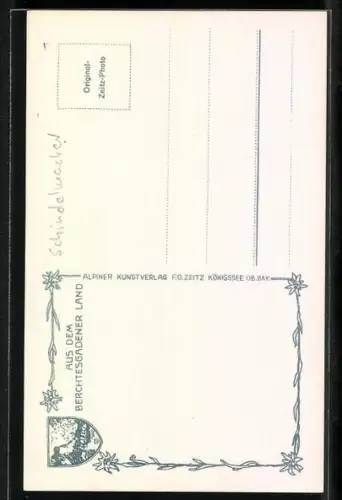 AK Der Boschen-Lenzei, alter Mann beim Rauchen einer Pfeife