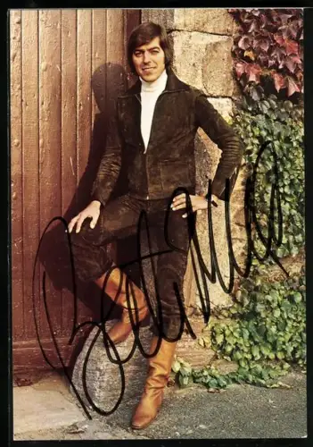 AK Musiker Bata Illic in Lederstiefeln, Autograph