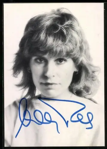 AK Musikerin Mary Roos im Porträt, Autograph