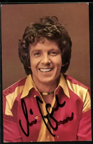 AK Musiker Michael Schanze im Porträt mit Autograph