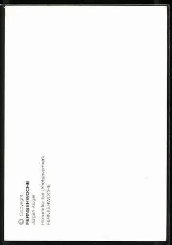 AK Musiker Chris Wolf im bunten Hemd, Autograph