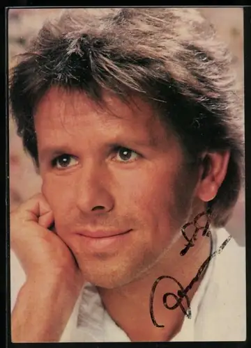 AK Musiker G. G. Anderson im Porträt, Autograph