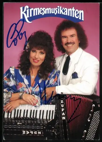 AK Musik-Duo Kirmesmusikanten Coby und Henny van Voskuylen, Autograph