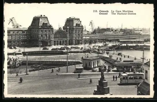 AK Ostende, La Gare Maritime