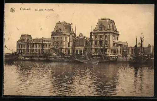 AK Ostende, La Gare Maritime