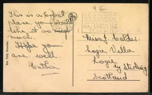 AK Ostende, La Gare Maritime