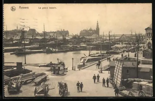 AK Anvers, Le grand bassin