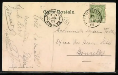 AK Ostende, La Malle de Douvres