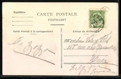 AK Anvers, Le Déchargement d`un Red Star Line