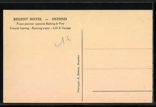 AK Ostend, Arrival of the Steamer Ostend-Dover