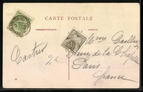 AK Anvers, Embarcadère et le Steen