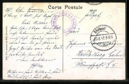 AK Ostende, Vue générale de l`Estacade